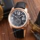 Replica Cartier Calibre de Cartier Men Watches SS Black Leather Strap (3)_th.jpg